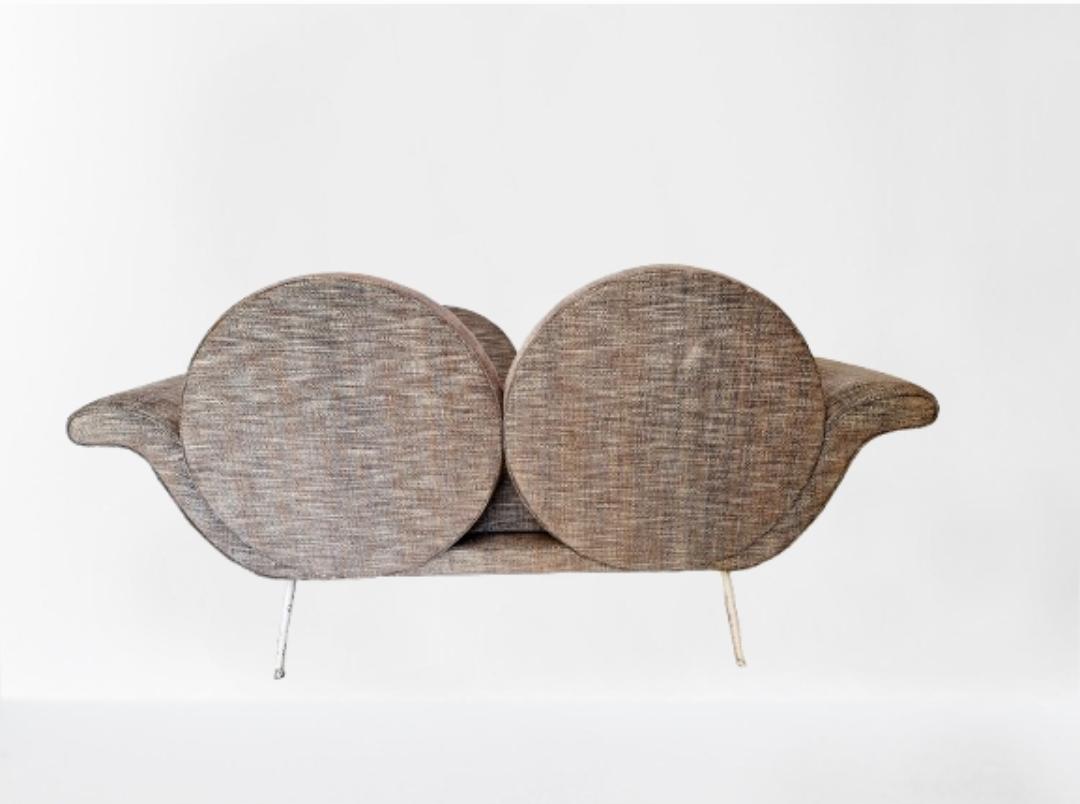 Paid of Italian Gondola Sofas in the Manner of Salotti Ambrogi en vente 1