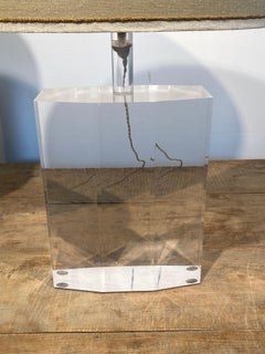 Paid of Vintage Plexi table Lamps