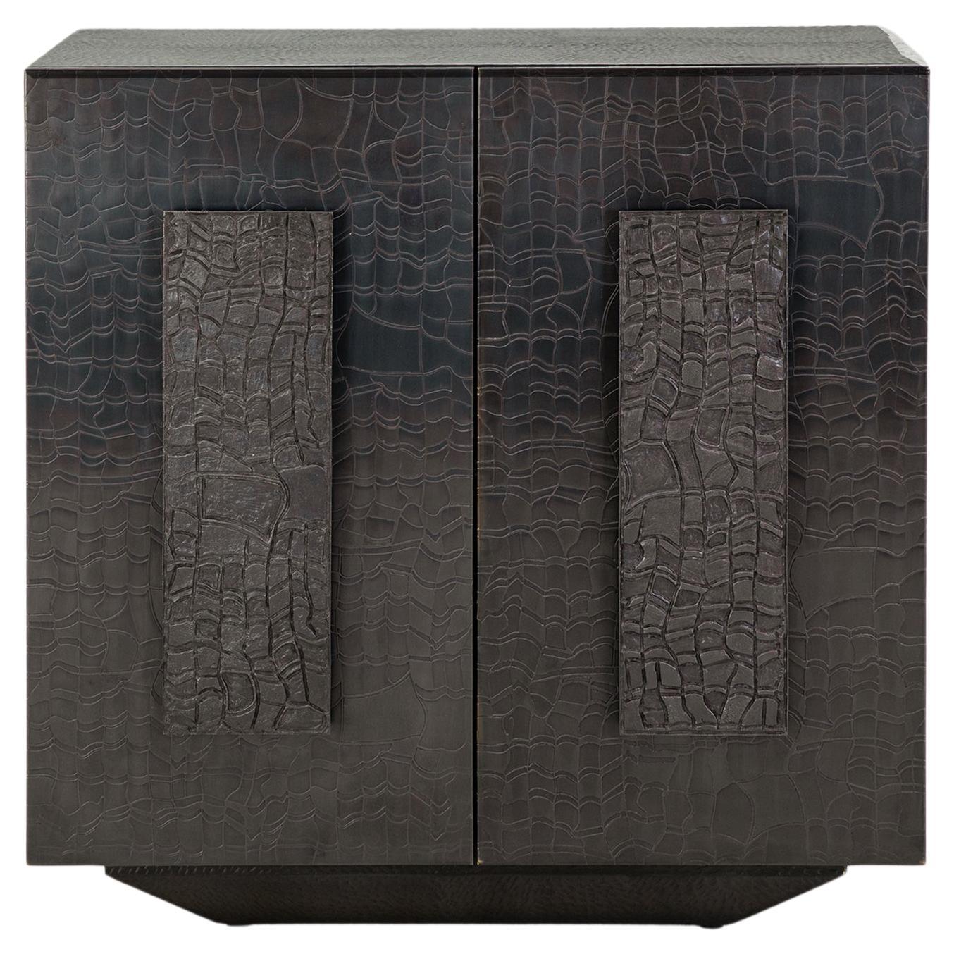 Paigah Cabinet in Brass, Viya by Vikram Goyal For Sale