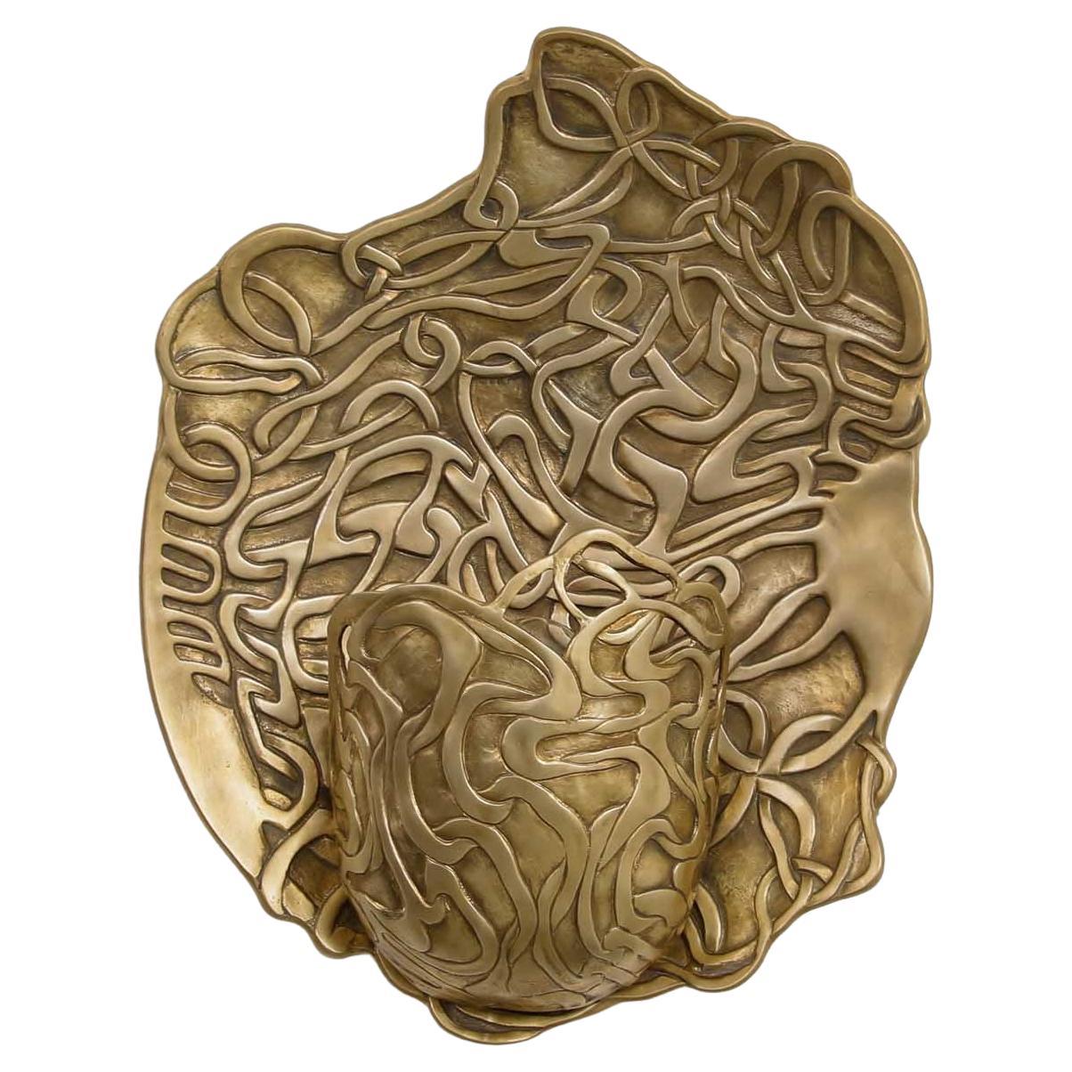 Paigah Wall Sconce in Brass, Viya by Vikram Goyal