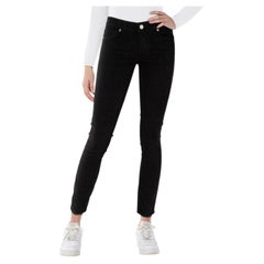 Paige Black Corduroy Trousers Size S