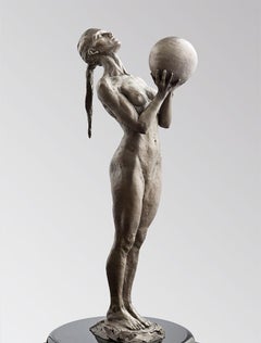 Birth (maquette) by Paige Bradley. Figurative bronze sculpture.