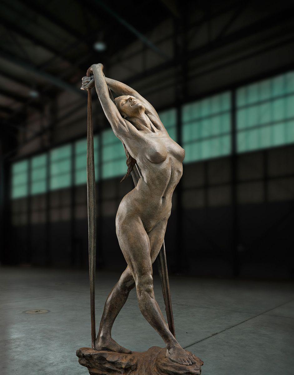 Paige Bradley Nude Sculpture - "Release Heroic"