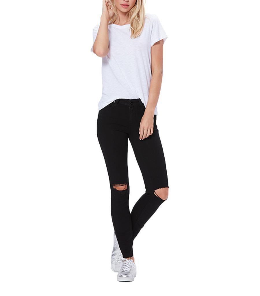 Women's Paige Skinny Ripped Jeans For Sale