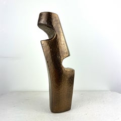Bodies at Rest #30 - Small Ceramic Sculpture - Metallic Gold