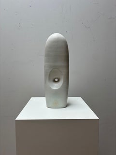 Non Dual Reflective XVI: Scultura astratta in ceramica, anni 2010, nuova, 20,5x6,75