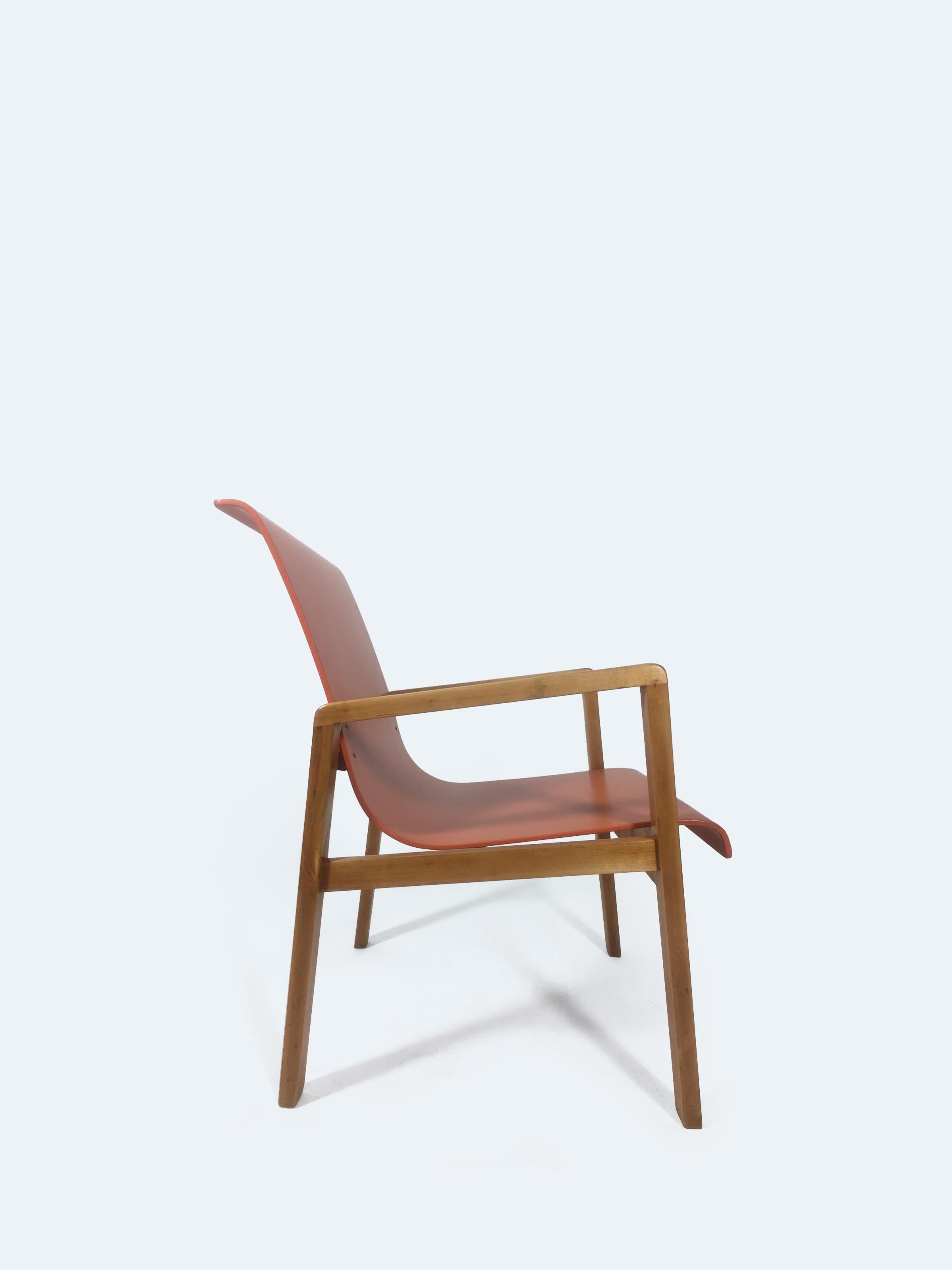 Bauhaus Fauteuil de sanatorium Paimio « Chaise de couloir » Modèle 403 d'Alvar Aalto en vente