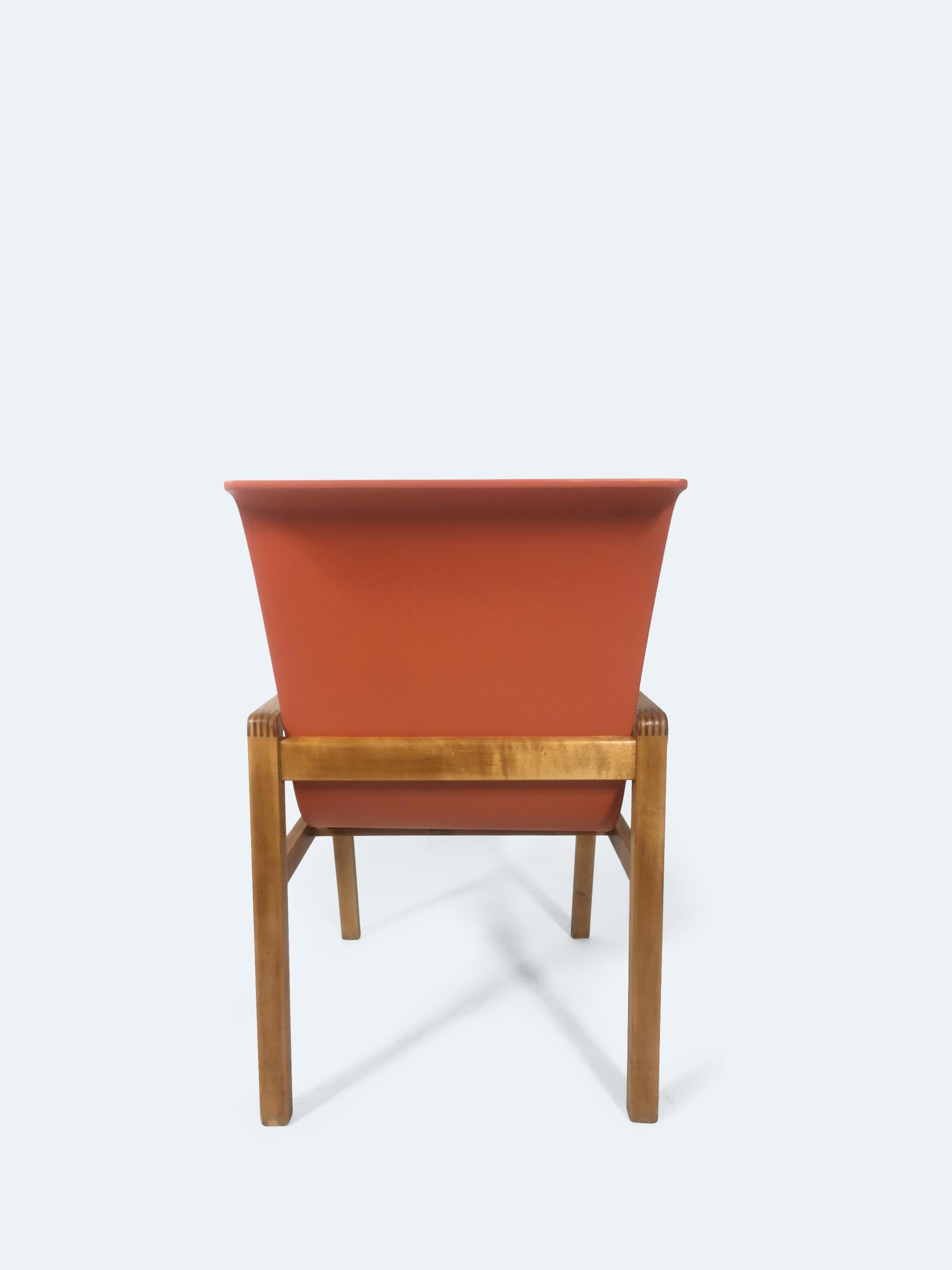 Finlandais Fauteuil de sanatorium Paimio « Chaise de couloir » Modèle 403 d'Alvar Aalto en vente
