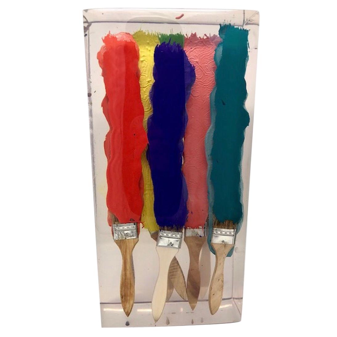 Paint Brushes 3D Resin Art For Sale