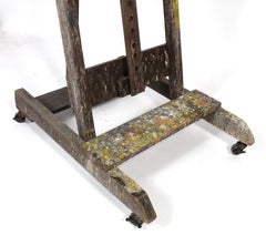 Paint Covered Artist's Easel or TV Stand