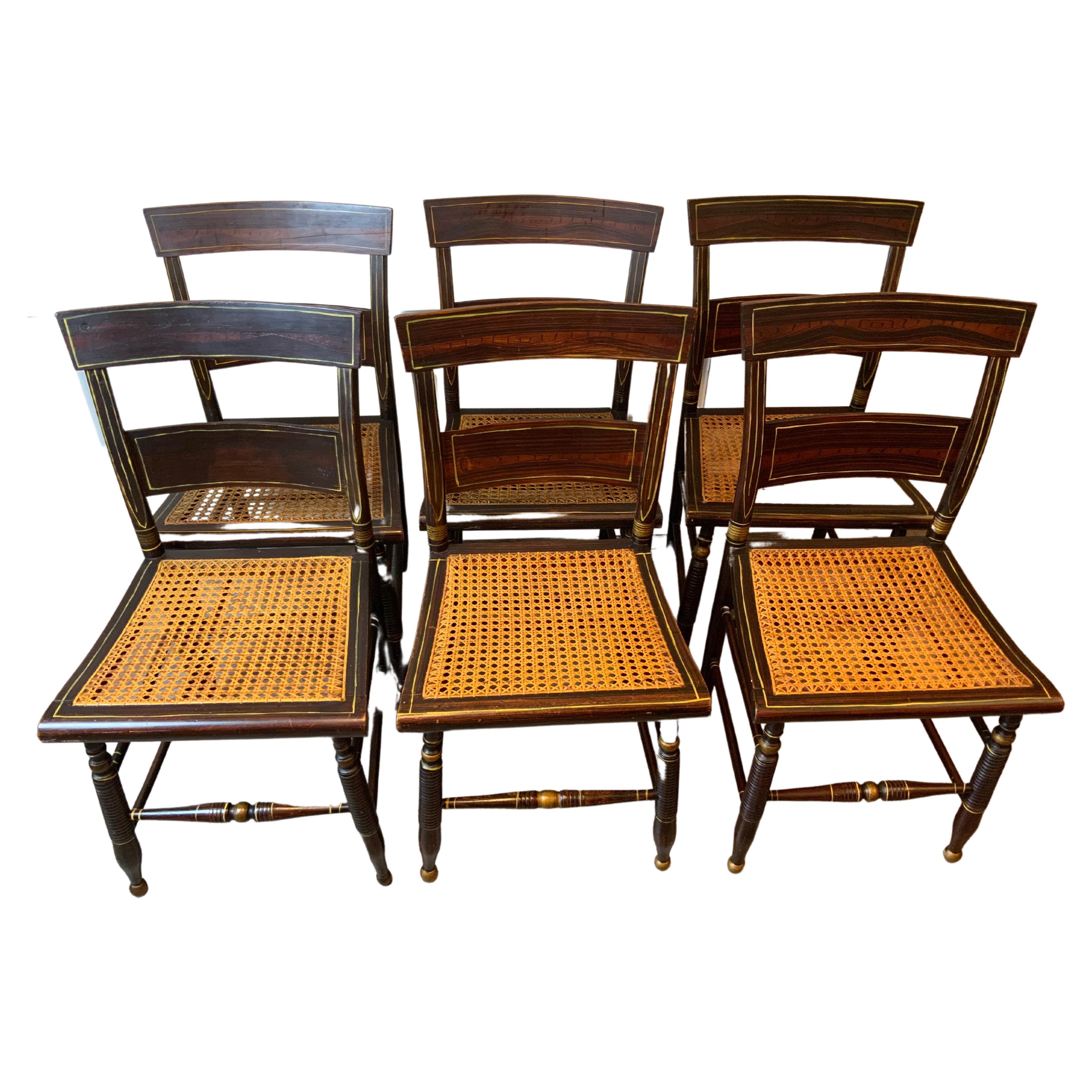 Mulholland Caned Chairs at 1stDibs