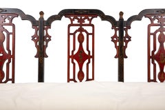 Paint Decorated Chinese Chippendale Bench, 1930