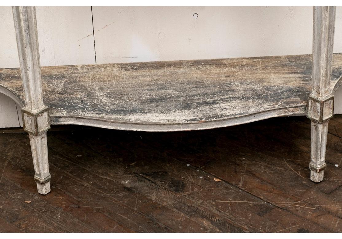 Mesa Consola Decorada con Pintura en Estilo Luis XVI Madera en venta