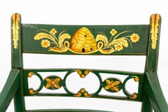 Paint Decorated Hitchcock or Fancy Armchair