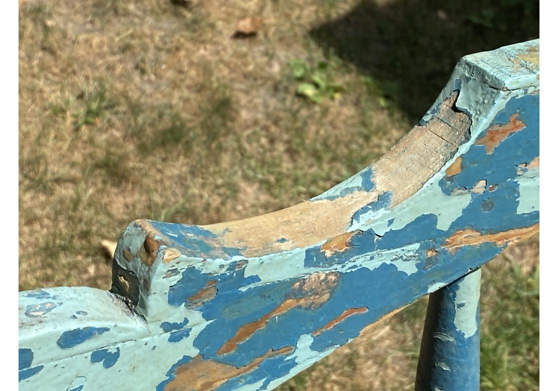 Banc de Santa Fe décoré à la peinture de J. Seitz New Preston, CT, en vente 2
