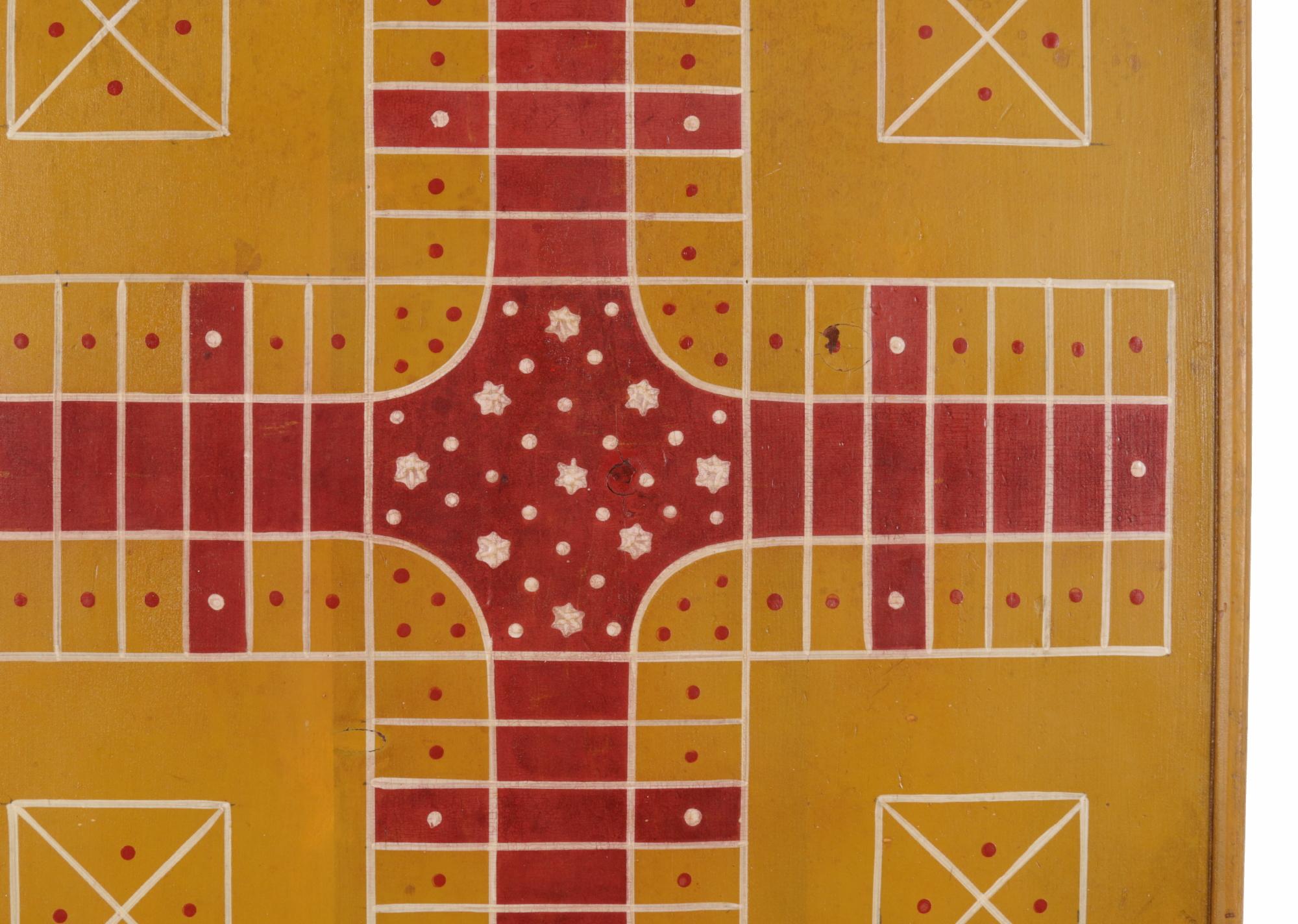 Tablero de juego de parchís 