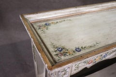 Paint Decorated Wood Console