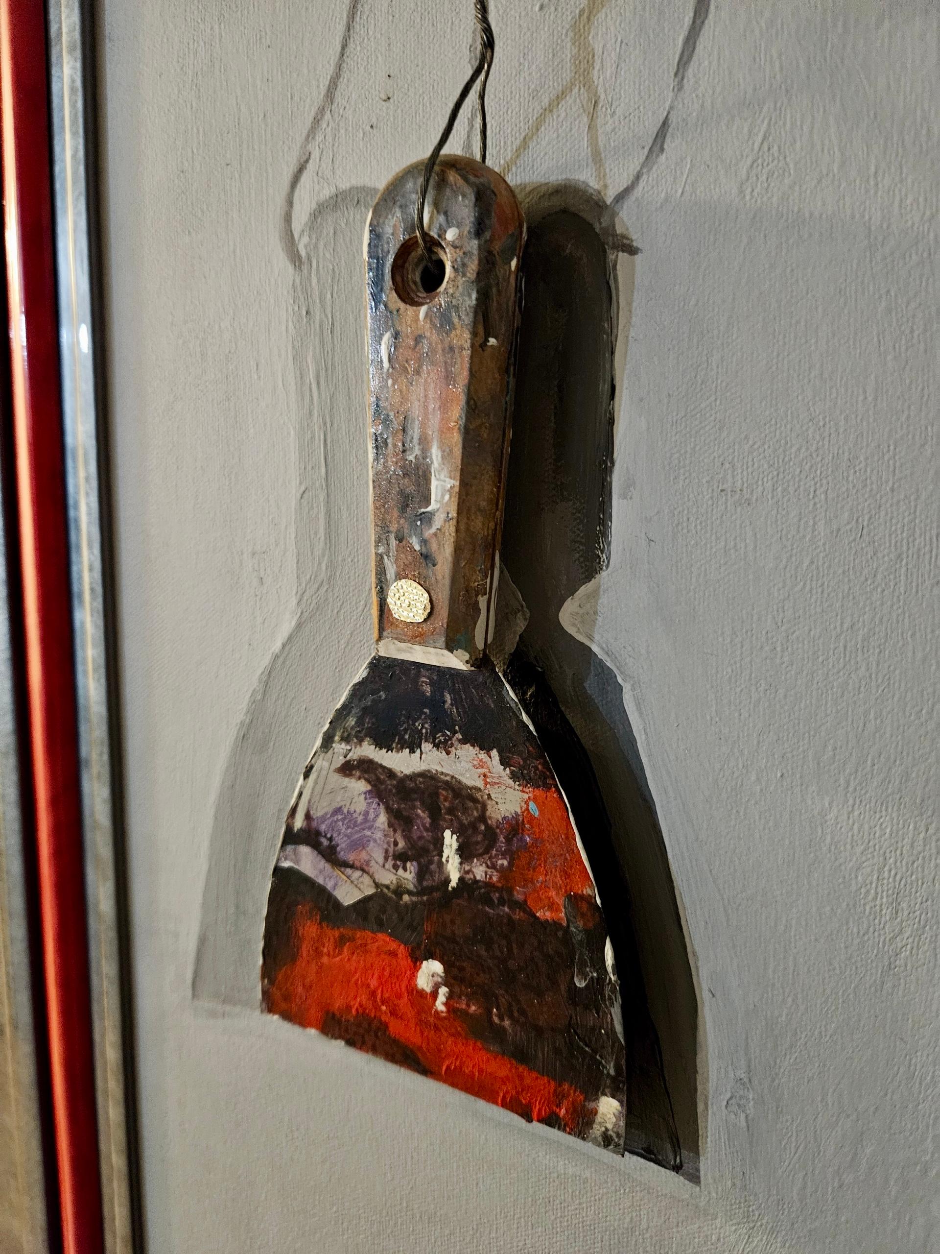 Paint Scraper '96 Olio su tela a tecnica mista in vendita 1