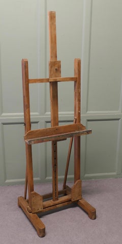 Paint Spattered Adjustable Easel This is a full size adjustable Easel