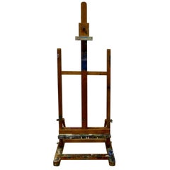 Paint Spattered Folding Table Top Easel