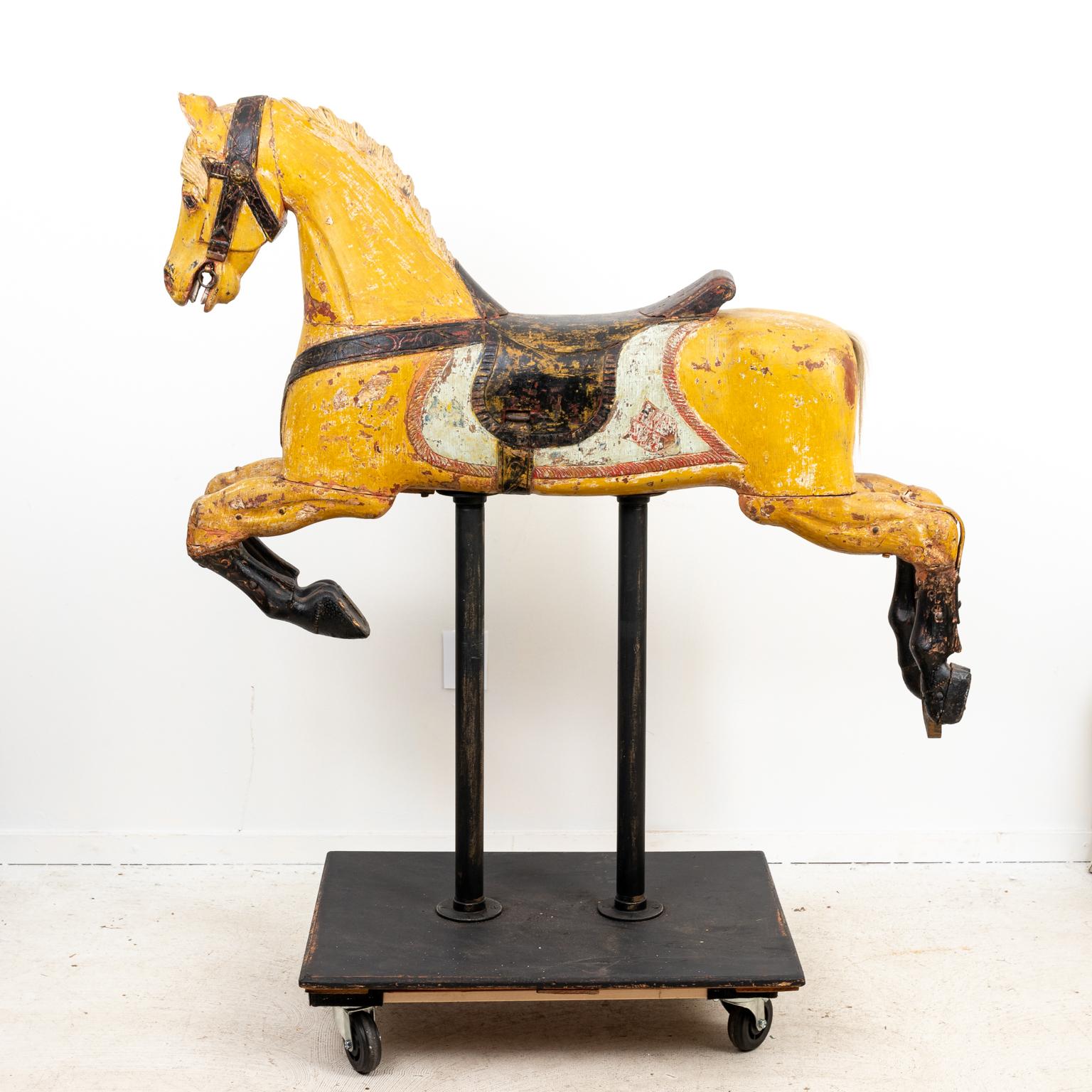 Painted 19th Century Antique American Carousel Horse For Sale 7