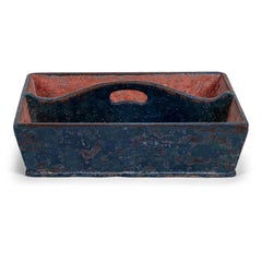 Painted 19th Century Cutlery Caddy