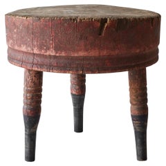 Painted 19th Century French Billot Table