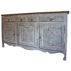 Painted 19th Century French Enfilade or Buffet