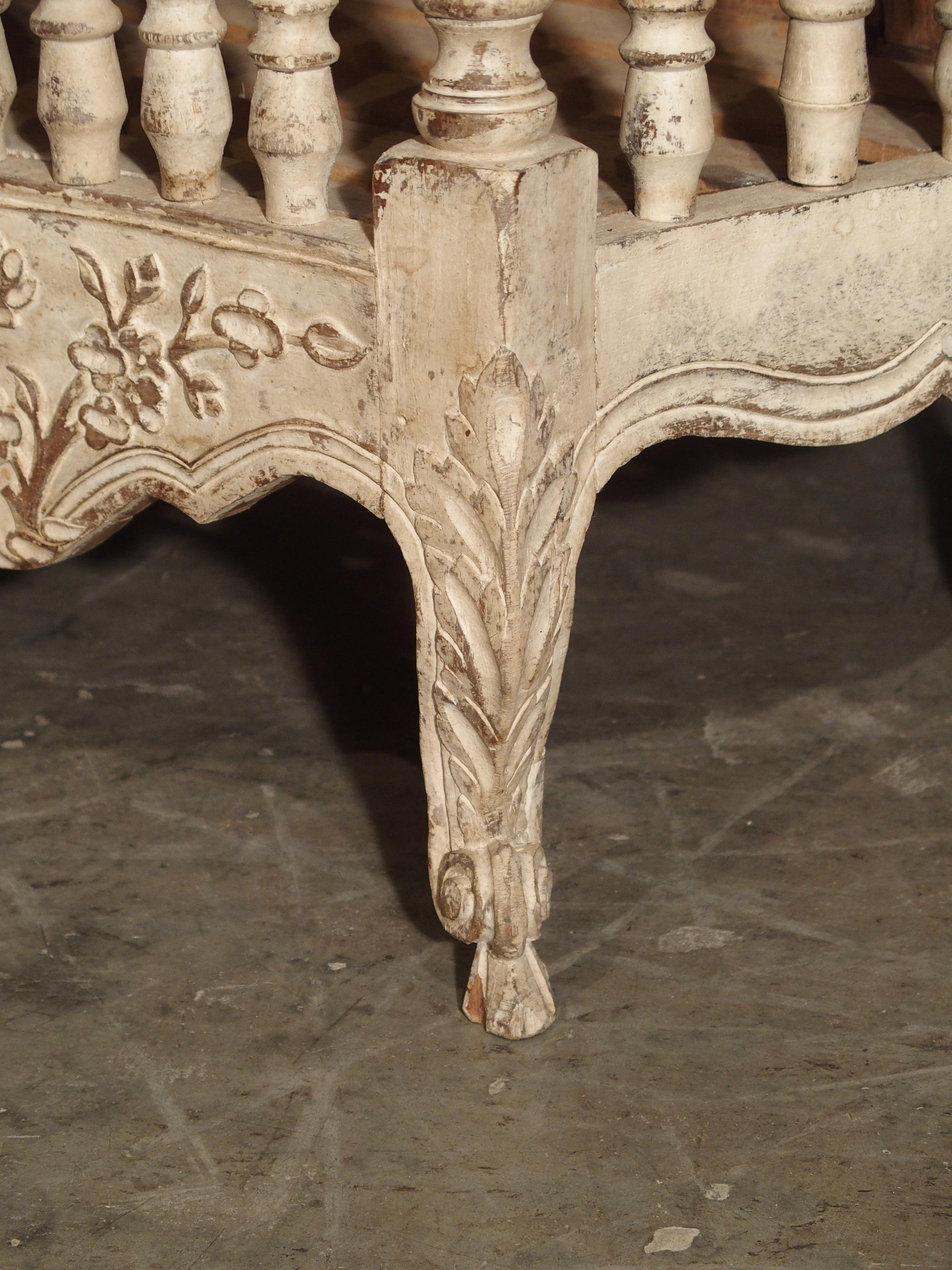 Painted 19th Century Panetiere from Provence, France 11