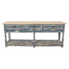 Antique English Painted Dresser Base