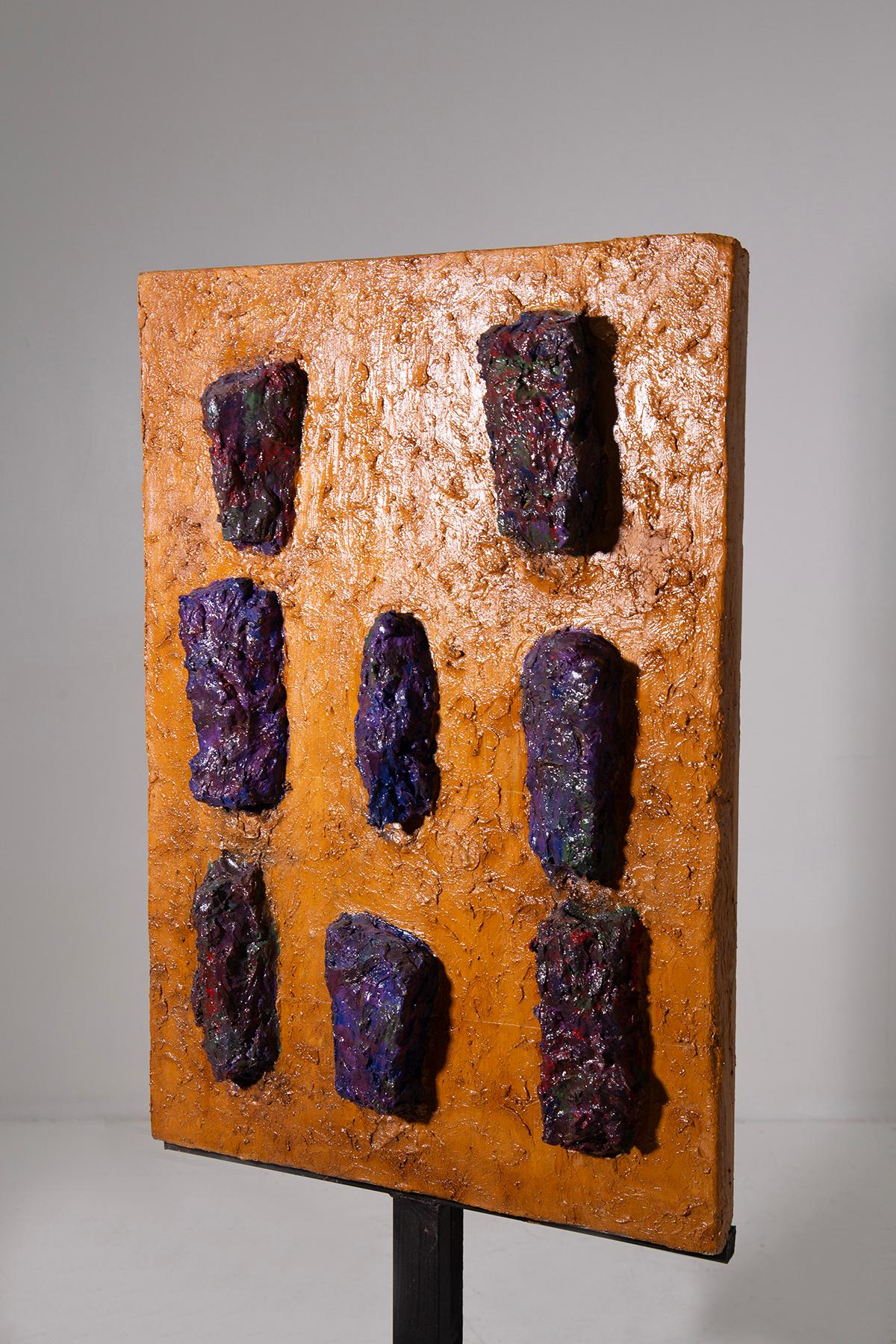 Painted Abstract Sculpture by Aldo Guarnieri in vendita 3