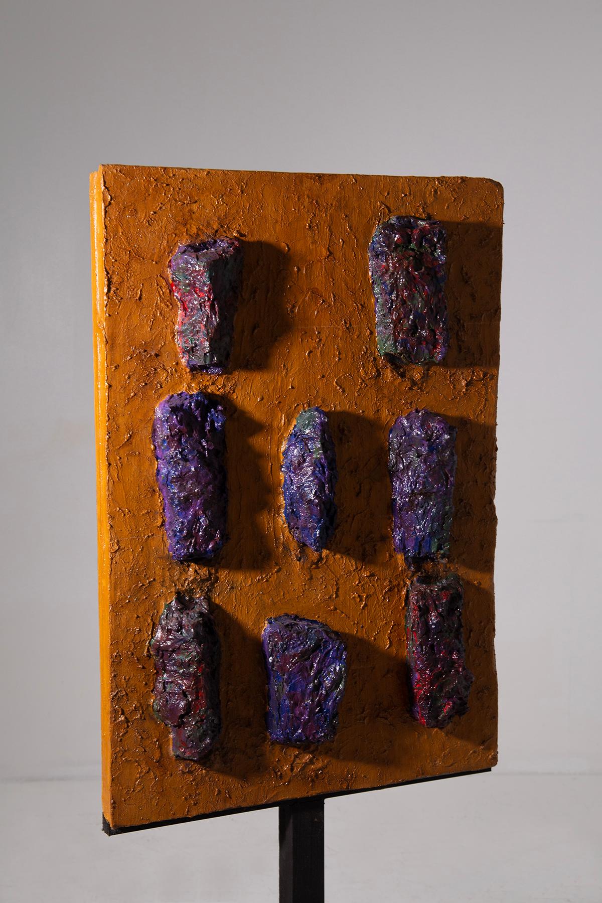 Vernice Painted Abstract Sculpture by Aldo Guarnieri in vendita