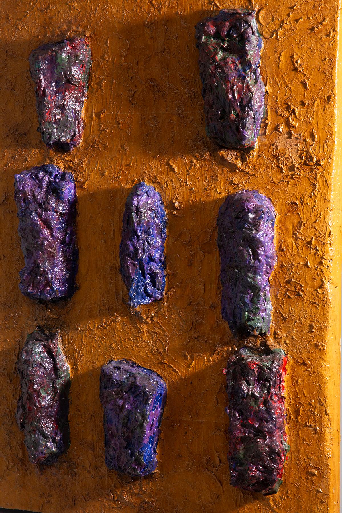 Painted Abstract Sculpture by Aldo Guarnieri in vendita 1