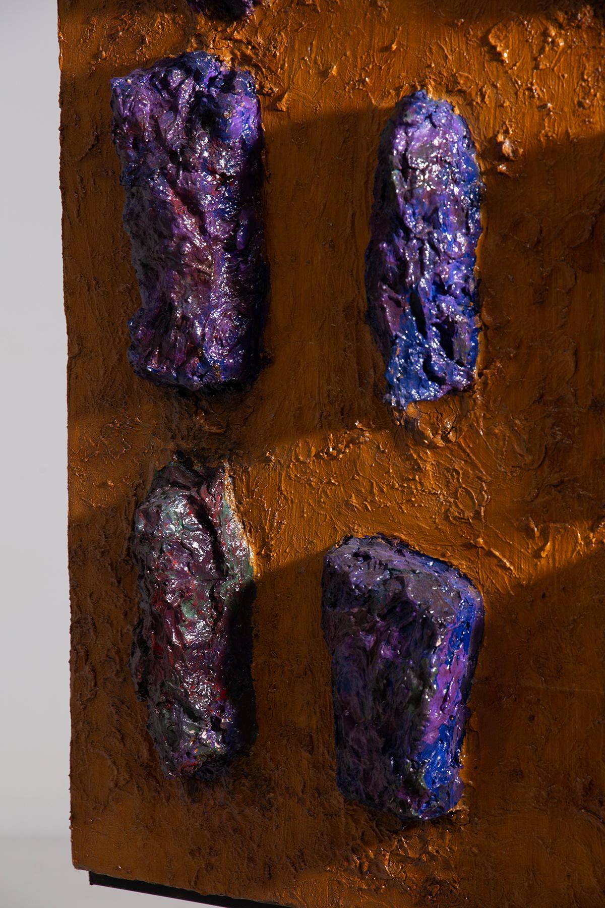 Painted Abstract Sculpture by Aldo Guarnieri in vendita 2