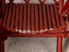 Banc peint d'Adirondack