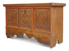 Painted Alpine Blanket Chest - Europe circa 1790