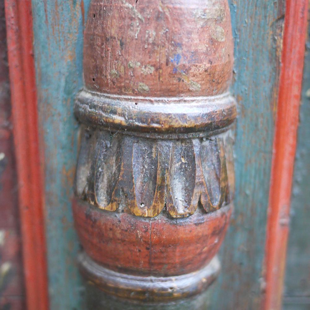 19th Century Painted Alpine Blanket Chest