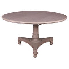 Painted and Bleached Pine Breakfast Table