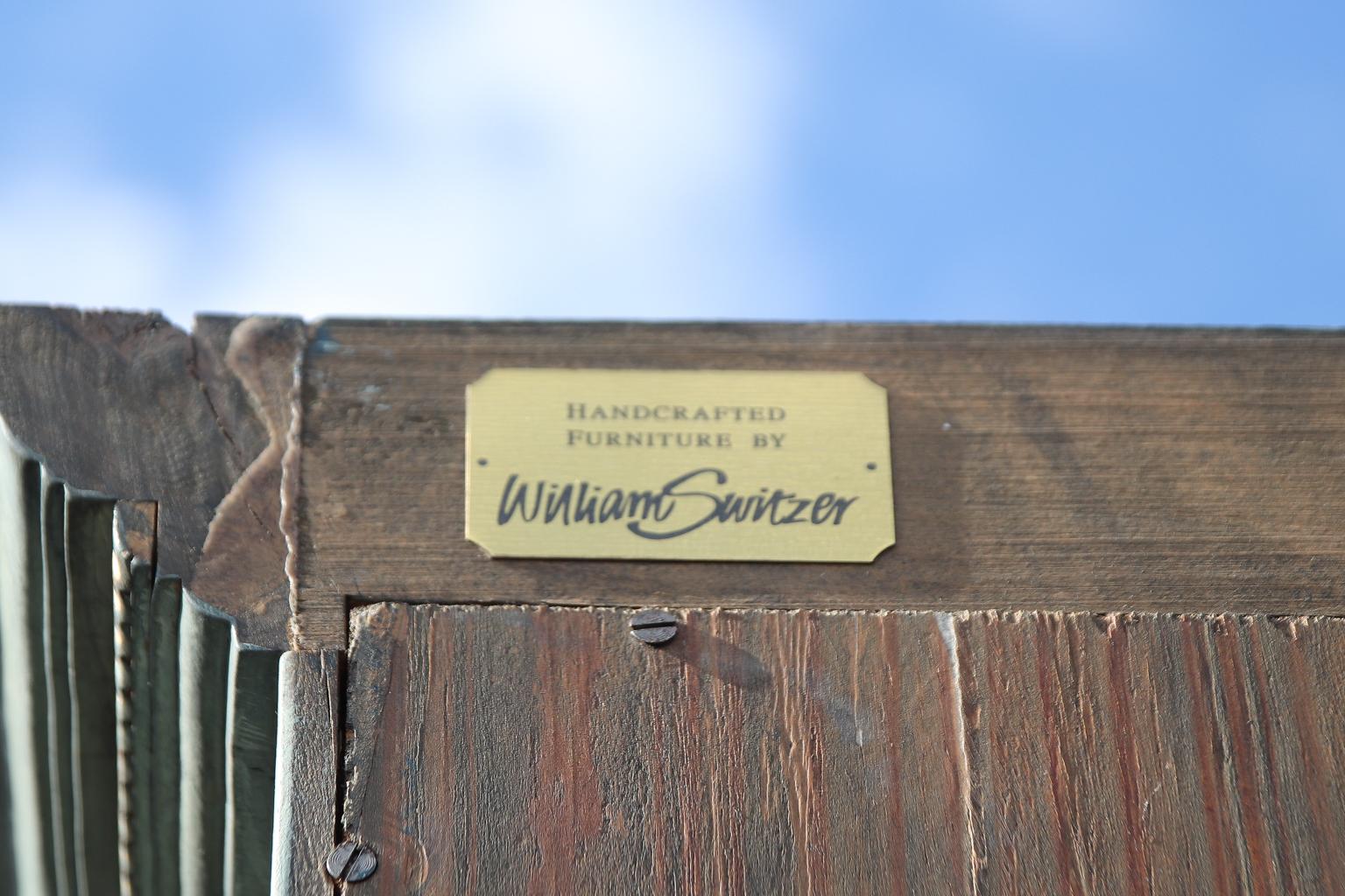 Painted and Decorated Breakfront Cabinet by William Switzer 2