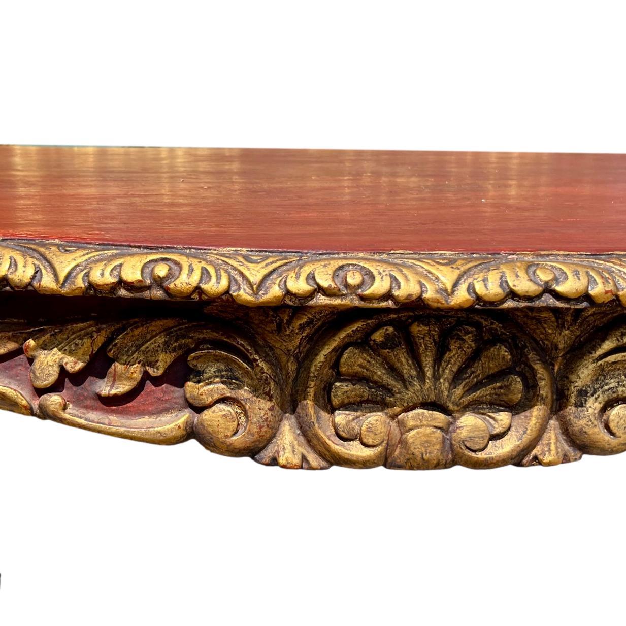 Bemalter und vergoldeter venezianischer Tisch im Zustand „Gut“ im Angebot in New York, NY