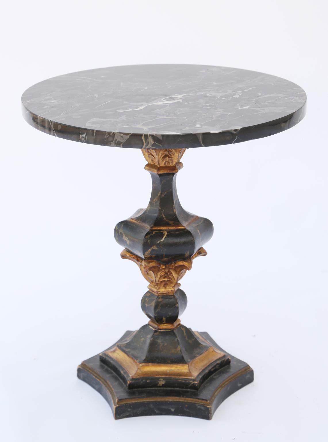 Marble Pedestal Accent Table Best Decorations