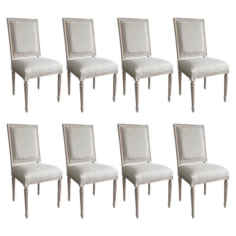 Upholstered Dining Chairs Set, Grey Upholstered Dining Chairs Set Of 6