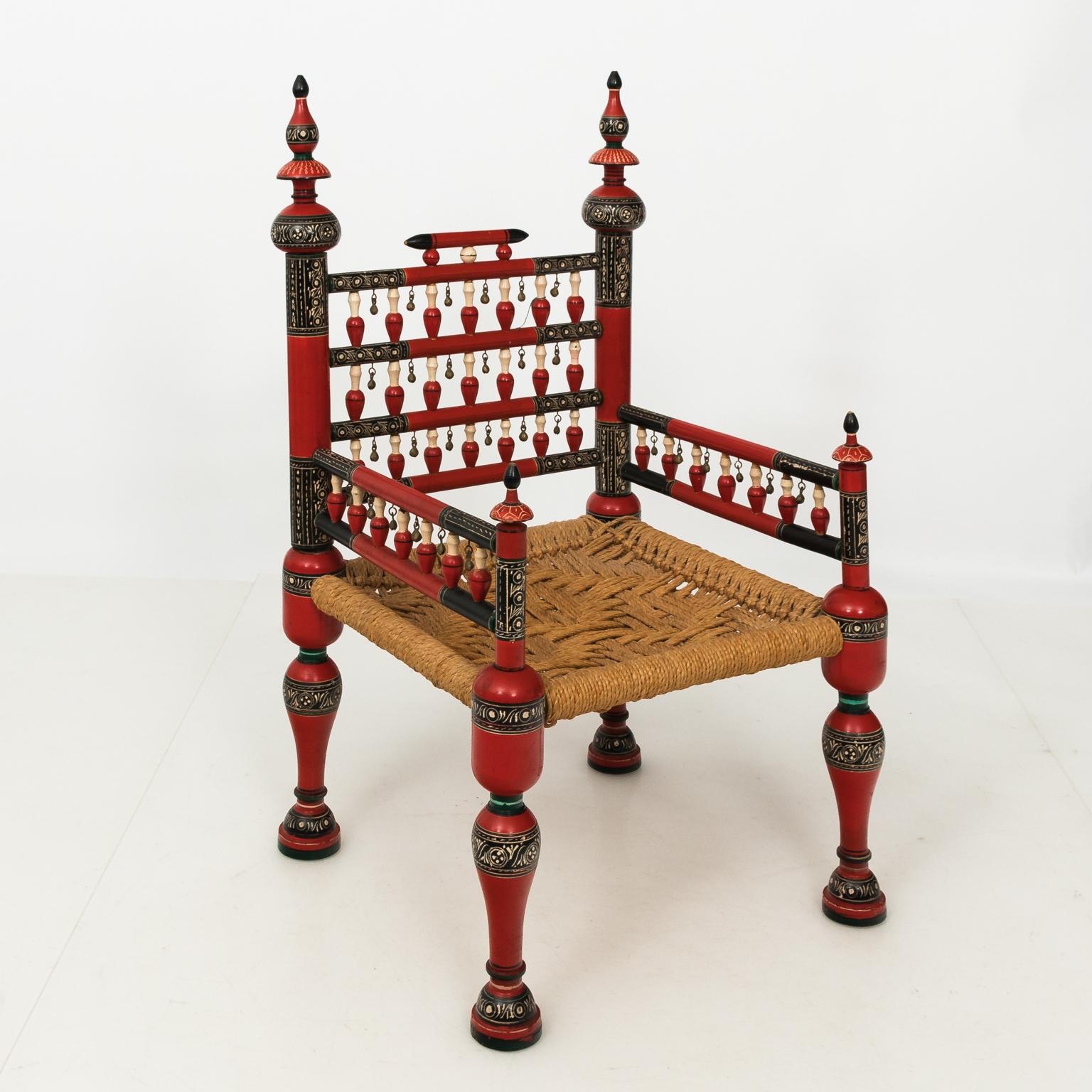Painted Anglo-Indian Chairs 13