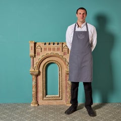 Painted Antique Caen Stone Architectural Model