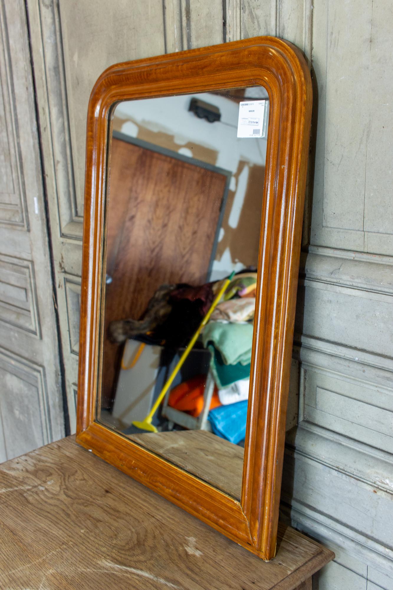 Painted Antique French Louis Philippe Mirror 1