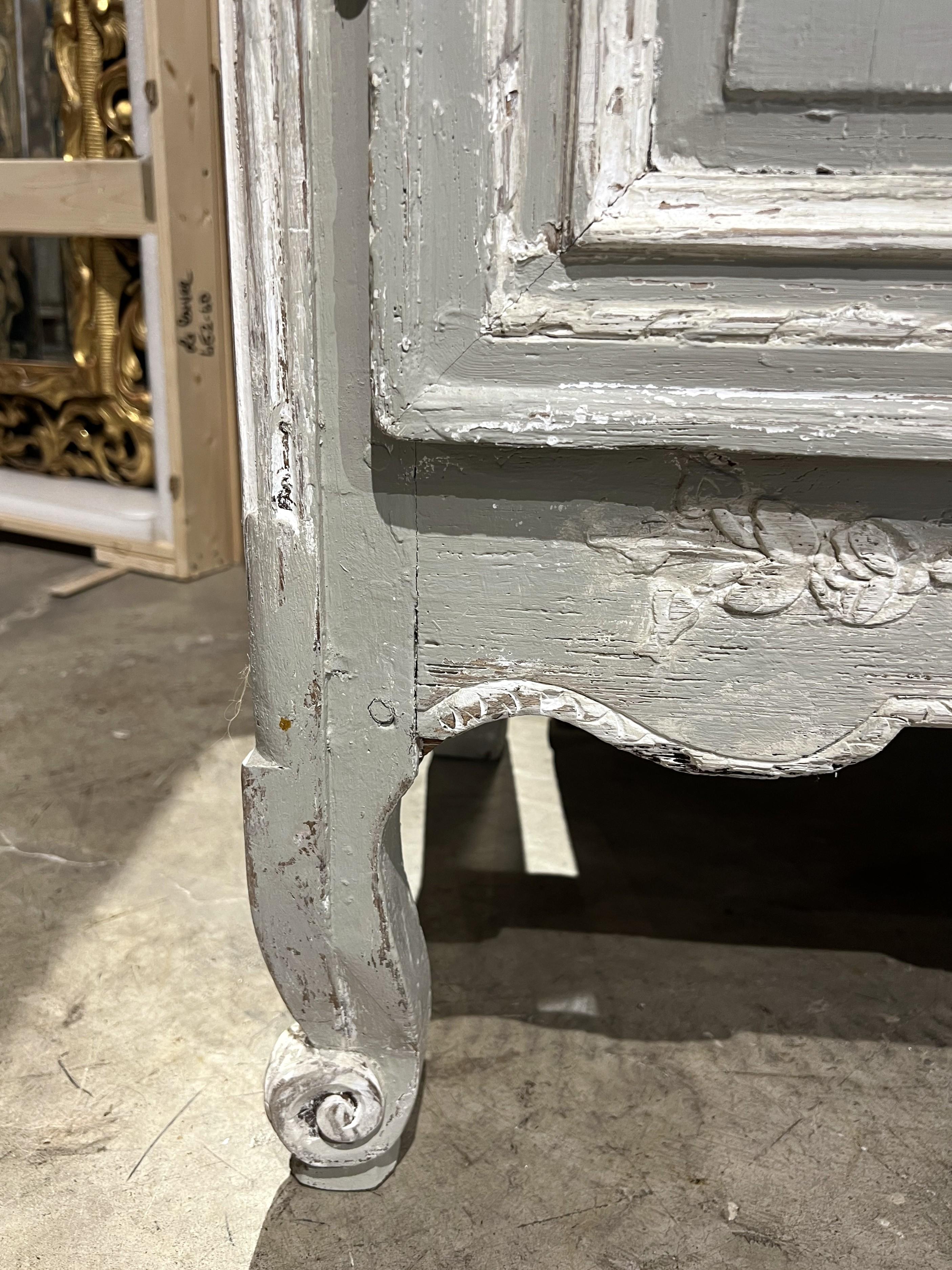 Armoire de Fécamp in Oak francese antico e dipinto, XIX secolo in vendita 6