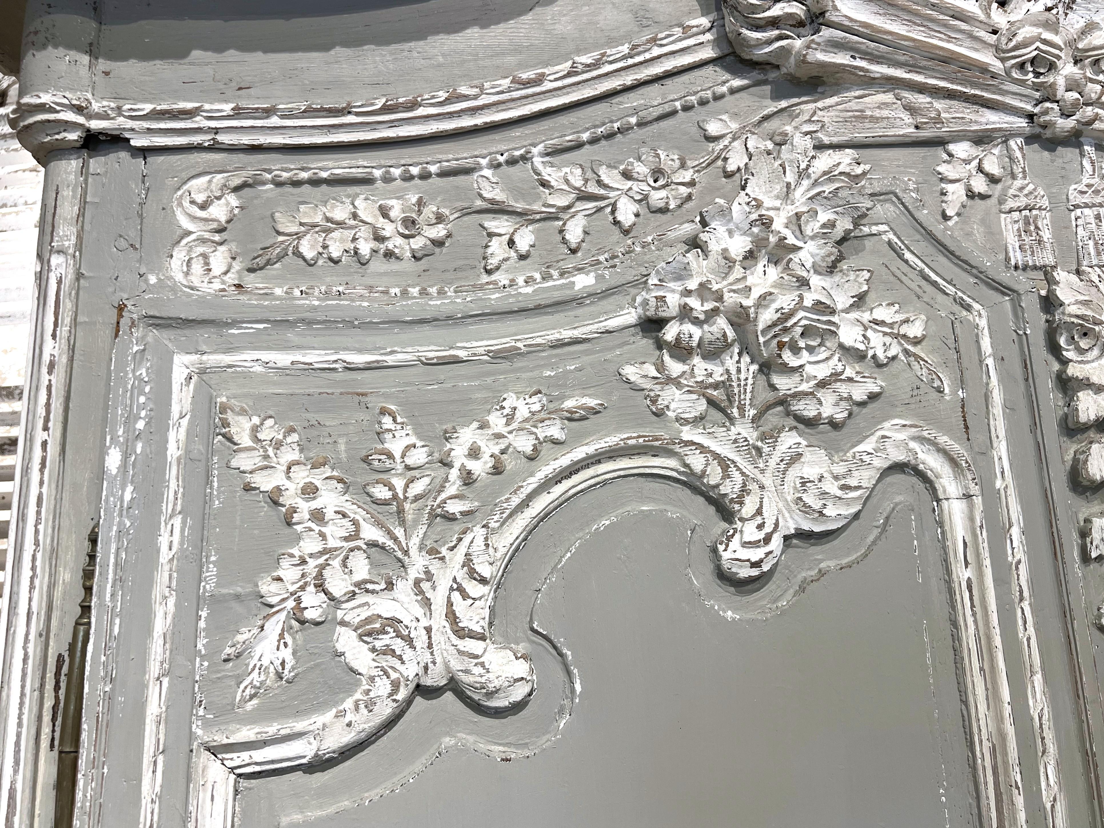 Armoire de Fécamp in Oak francese antico e dipinto, XIX secolo in vendita 8