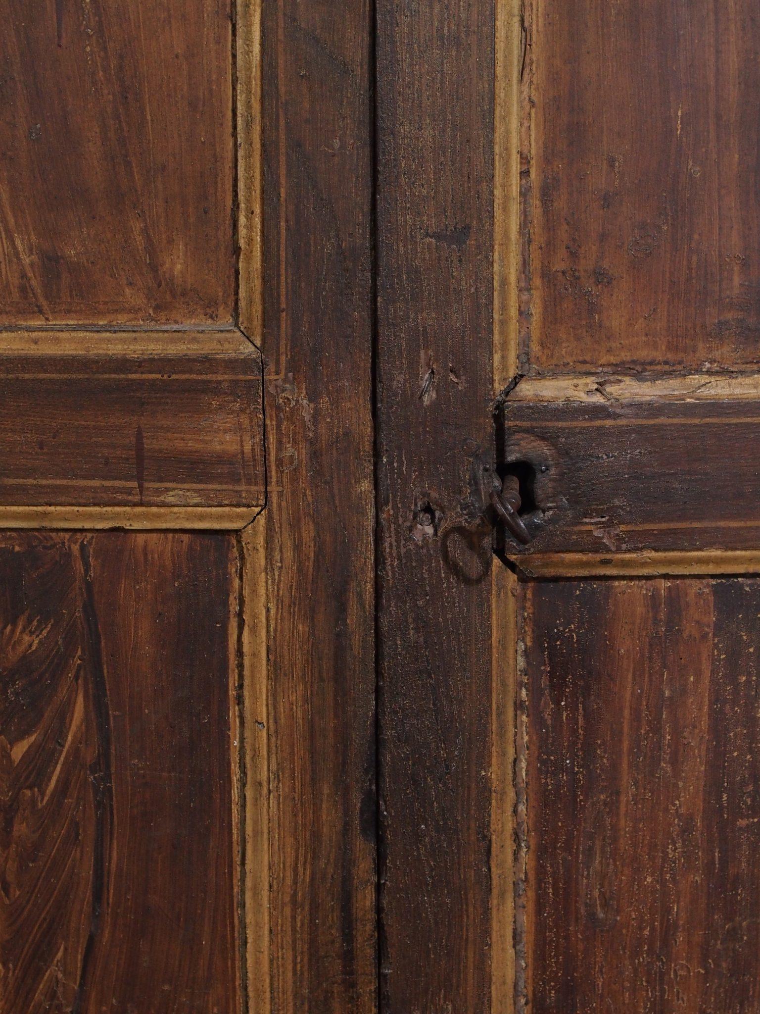Pittura Armoire dipinto, XVIII secolo, Luigi XIV in vendita