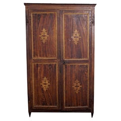 Painted Armoire, 18th Century, Louis XIV