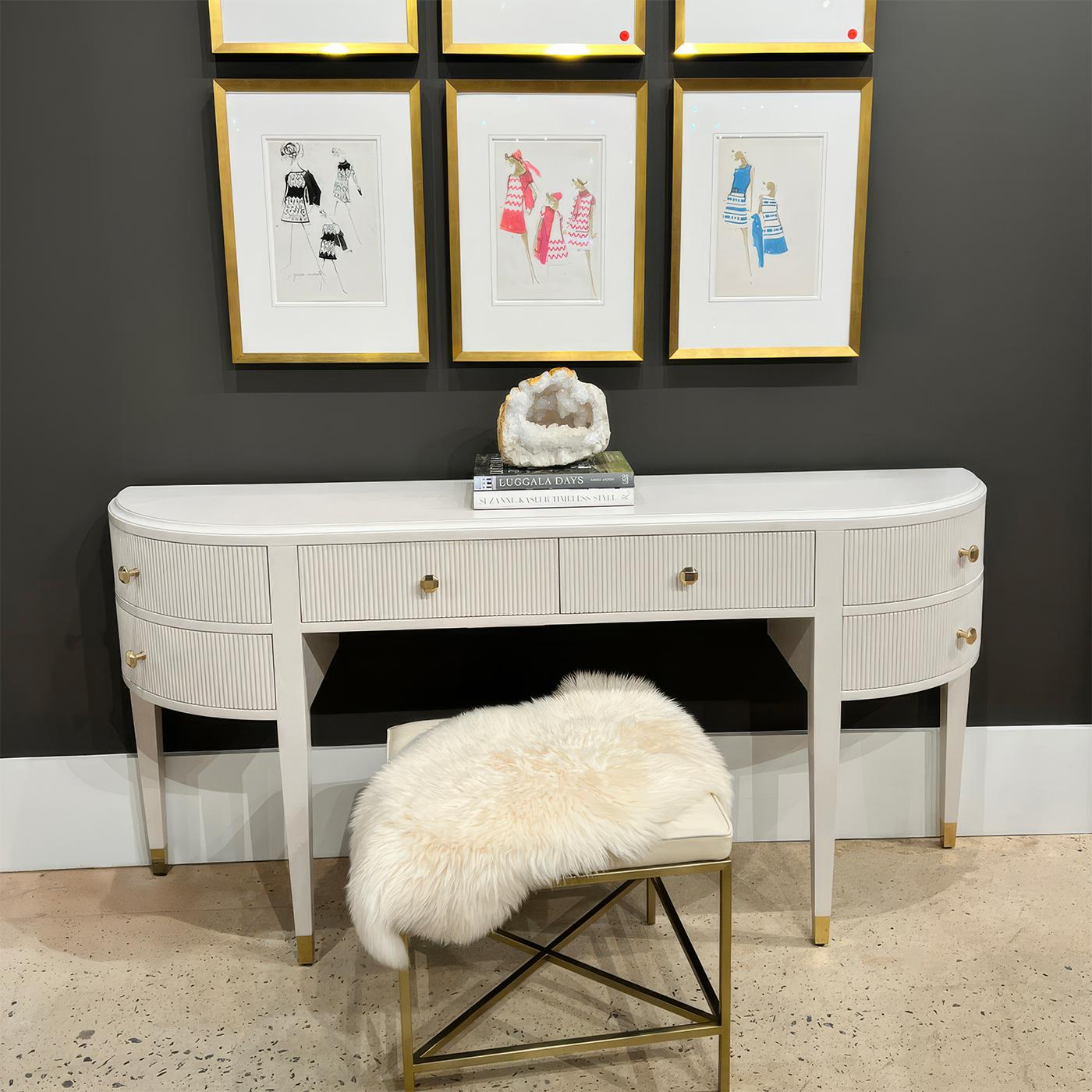 Meuble console peint Art Déco Neuf - En vente à Westwood, NJ